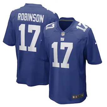 mens nike wandale robinson royal new york giants game playe